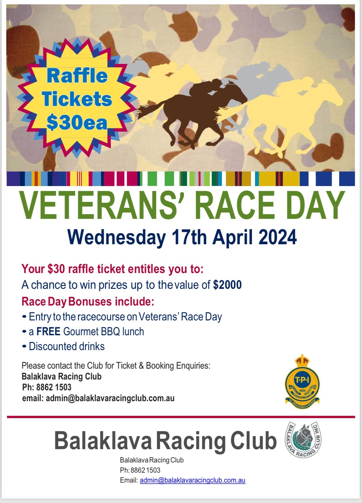 Veteran Racing Group 2024 Veterans’ Raceday - TPI-SA